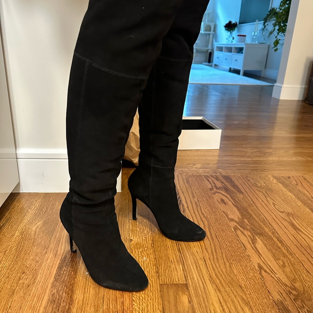 Dolce Vita Black Over the Knee Boots